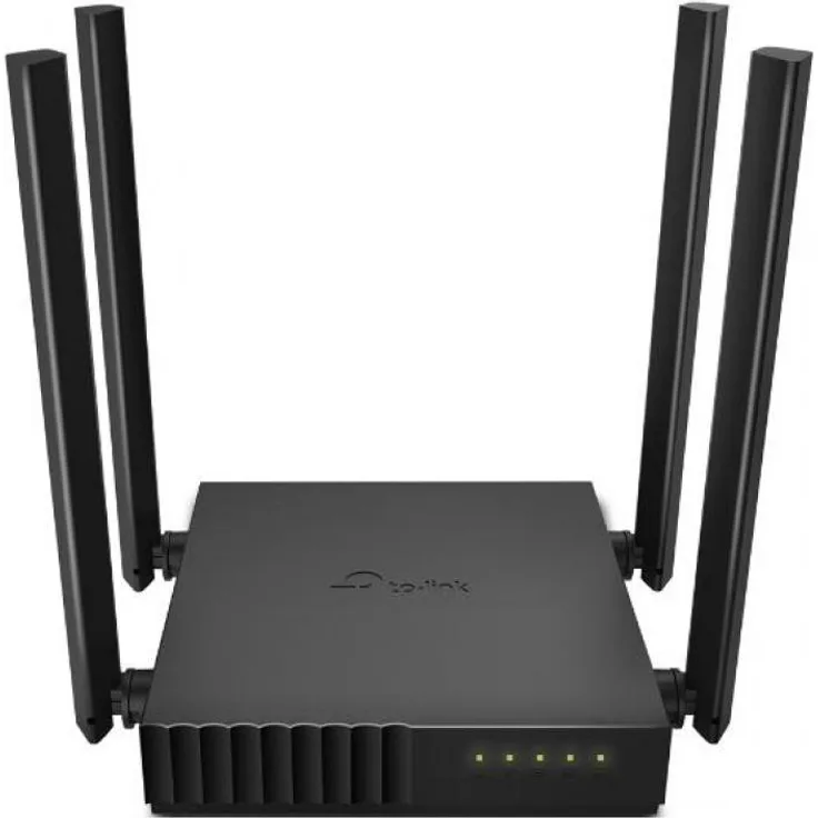 TP-LINK Archer C54 - Wi-Fi 5 (802.11ac) - Dual-Band (2,4 GHz-5 GHz) - Eingebauter Ethernet-Anschluss - Schwarz - Tabletop-Router