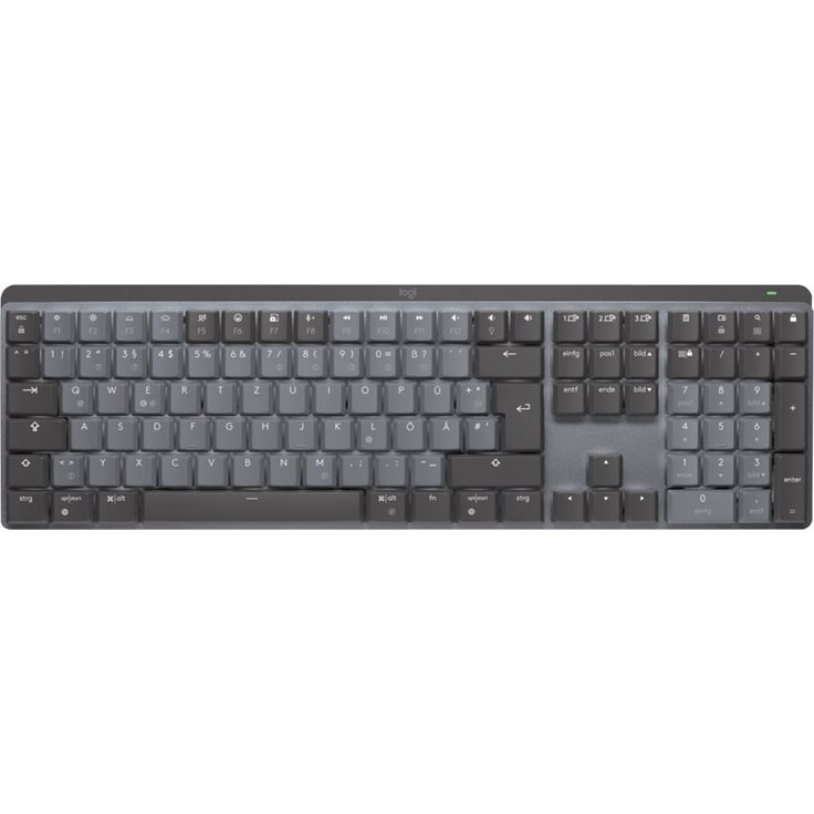 Logitech MX Mechanical Tastatur, hellgrau-dunkelgrau, taktile Schalter, Logi (QWERTZ) – Bild 6