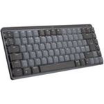 Logitech MX Mechanical Mini Tastatur, hellgrau-dunkelgrau, lineare Schalter (Deutsch QWERTZ)