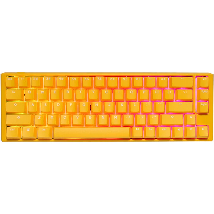 Ducky One 3 Yellow SF Gaming-Tastatur, RGB LED - MX-Red (Englisch QWERTY) – Bild 1