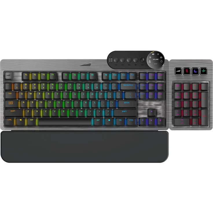 Mountain Everest Max Gaming-Tastatur MX Red ANSI QWERTY US Layout Beleuchtet grau – Bild 3