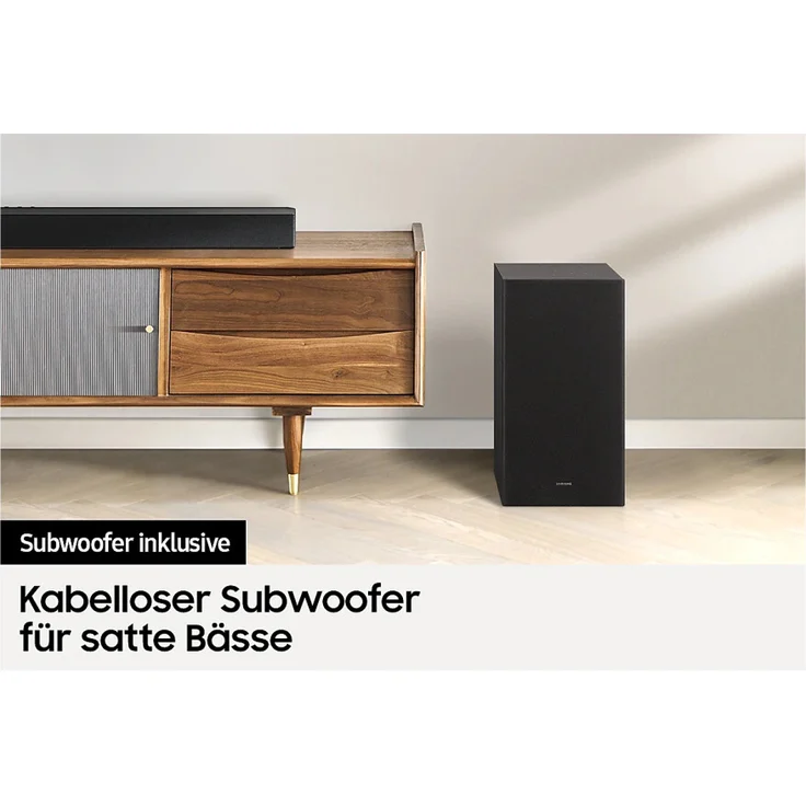 Samsung HW-B460/ZG 2.1 Soundbar mit Subwoofer, 300 W,  schwarz – Bild 9