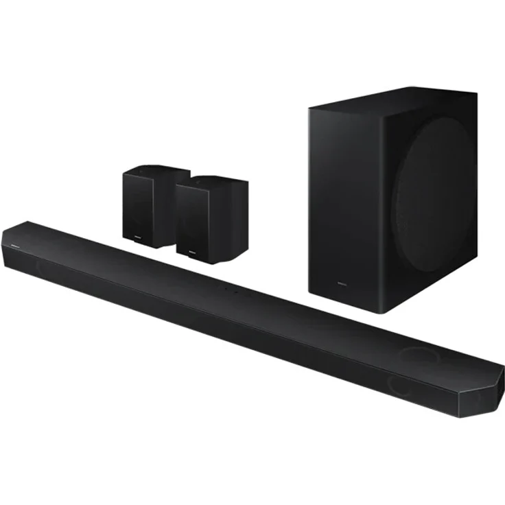 Samsung HW-Q935B 9.1.4 Soundbar mit Subwoofer und Surround Lautsprechern, 540 W, schwarz – Bild 2