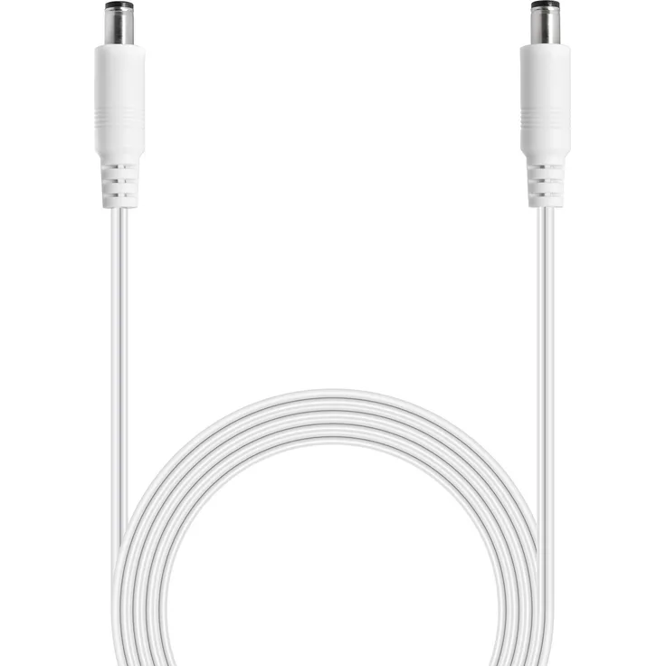 Wicked Chili 3,5m DC-Ersatzkabel kompatibel mit Phillips Hue Play Gradient Lightstrip Surround-Beleuchtung für 55, 65m 75 Zoll Fernseher, Ersatz Stromkabel für Netzteil S020YM2400083, weiß