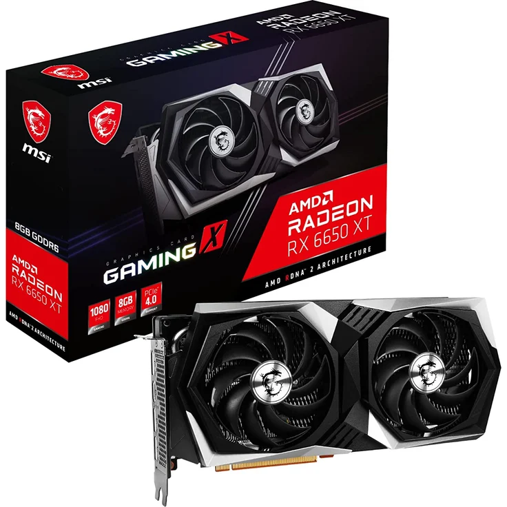 MSI Radeon RX 6650 XT GAMING X 8GB GDDR6 HDMI DP – Bild 1