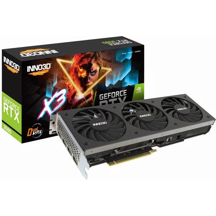 Inno3D RTX3080 X3 LHR - 10GB GDDR6X - HDMI 3xDP