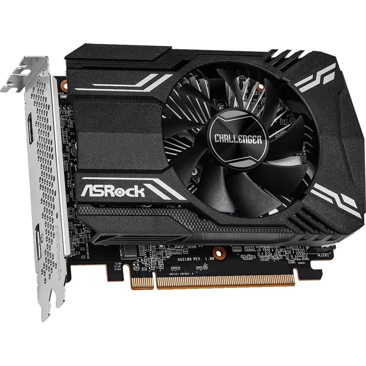 Asrock VGA ASRock Radeon RX 6400 XT 4GB Challenger ITX – Bild 1