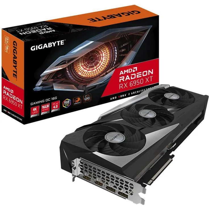 Gigabyte Radeon RX6950XT Gaming OC 16GB GDDR6 2xHDMI 2xDP (GV-R695XTGAMING OC-16GD)