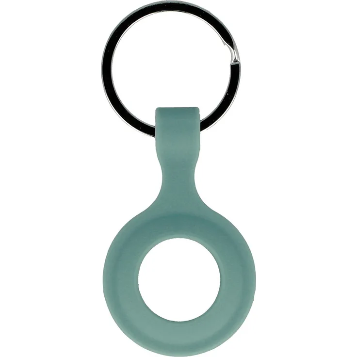 cofi1453 Silikon Case für AirTag Schutz Hülle Cover Schlüsselanhänger Apple AirTag Cover Case Tracker Tasche Dunkelgrün