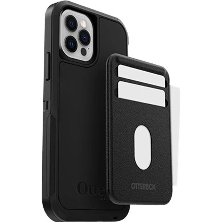 OtterBox - Tasche - kompatibel mit MagSafe - Polyurethan, Polycarbonat, Magnet - nachtschwarz - für Apple iPhone 12, 12 mini, 12 Pro, 12 Pro Max – Bild 2