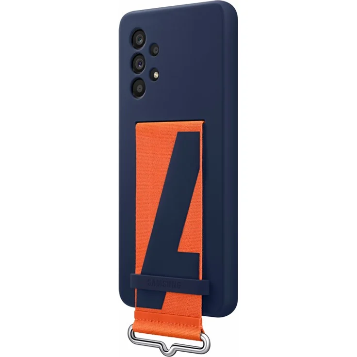 Samsung Silicone Cover with Strap EF-QA536 - Galaxy A53, Navy – Bild 1
