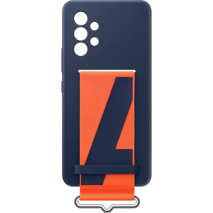 Samsung Silicone Cover with Strap EF-QA536 - Galaxy A53, Navy – Bild 2