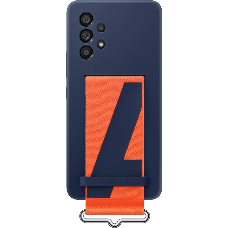 Samsung Silicone Cover with Strap EF-QA536 - Galaxy A53, Navy – Bild 5