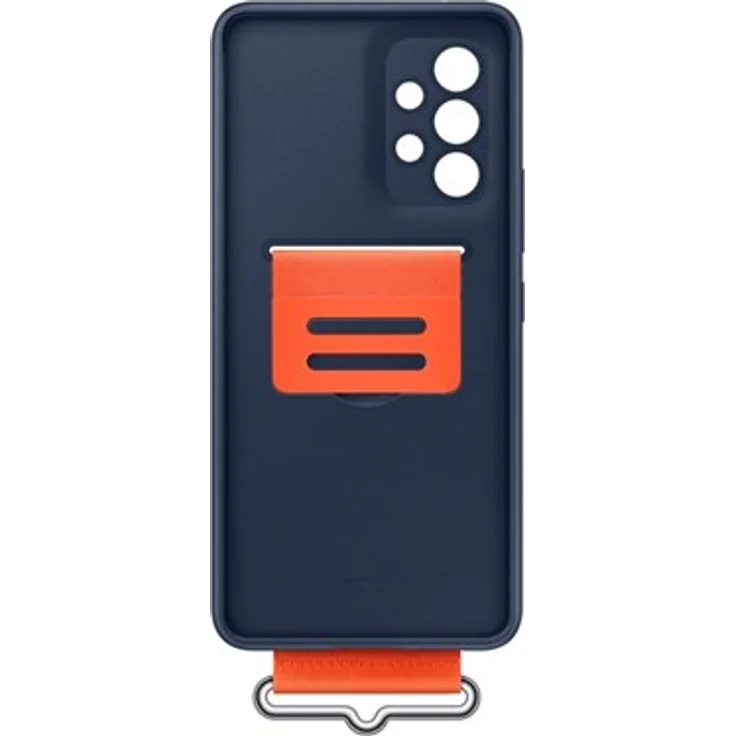 Samsung Silicone Cover with Strap EF-QA536 - Galaxy A53, Navy – Bild 4