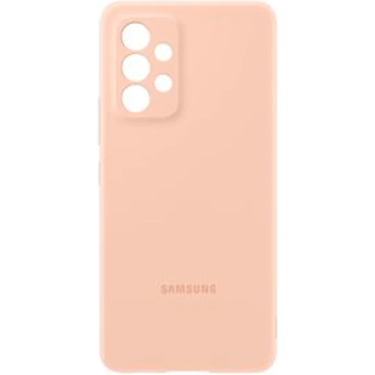 Samsung Silicone Cover EF-PA536 für Galaxy A53, Peach – Bild 5