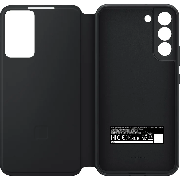 Samsung Clear View Cover für Galaxy S22+ (Black) – Bild 2