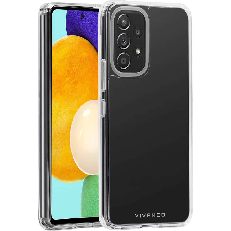 Vivanco Safe and Steady Cover fuer Samsung Galaxy A33, transparent