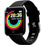 Denver SW-154 Fitness-Tracker Unisex, 35mm, Metallgehäuse, Metallarmband, Schwarz