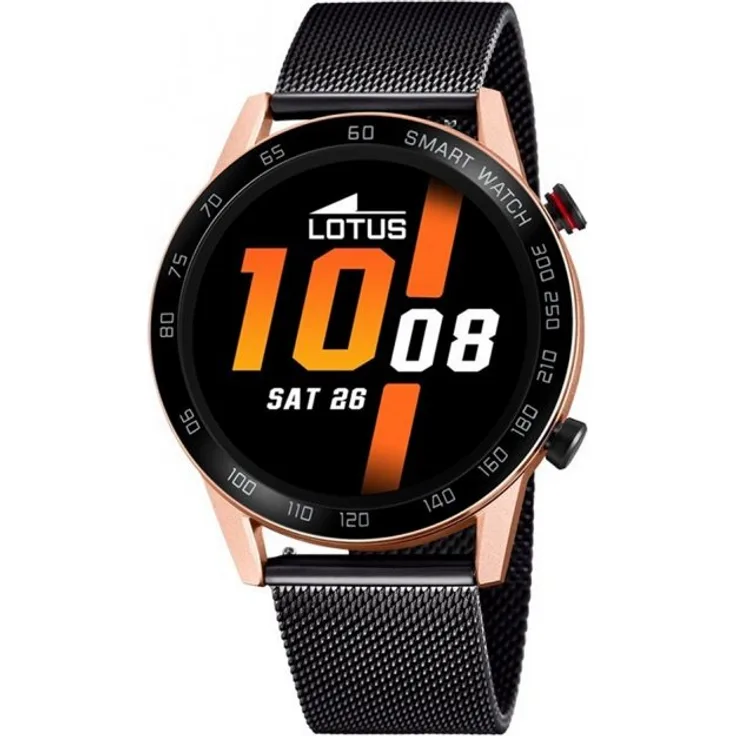 Lotus Smartwatch 50025-1 Smartwatch Herren, 45mm, Schwarz