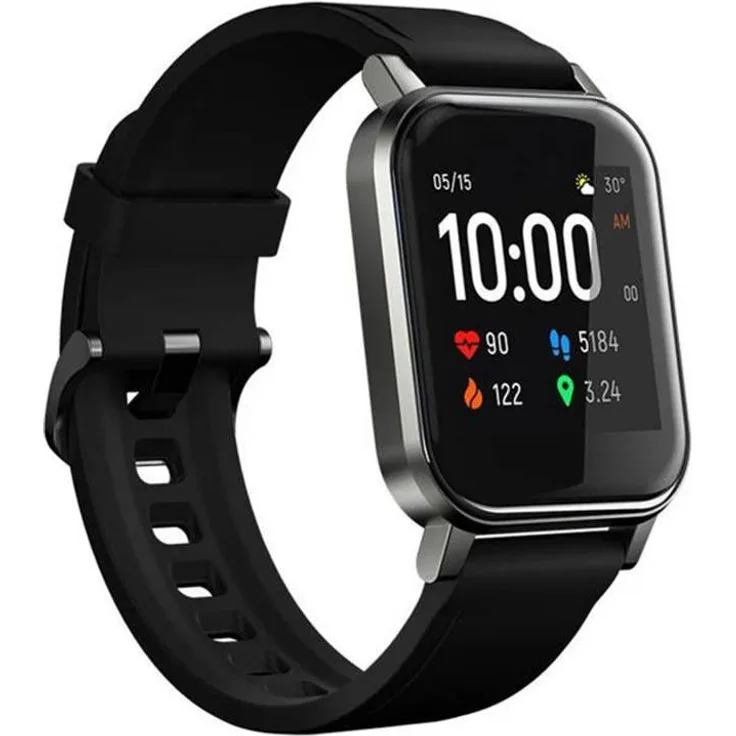 HAYLOU LS02 Fitness-Tracker Unisex, 36mm, Silikonarmband, Schwarz