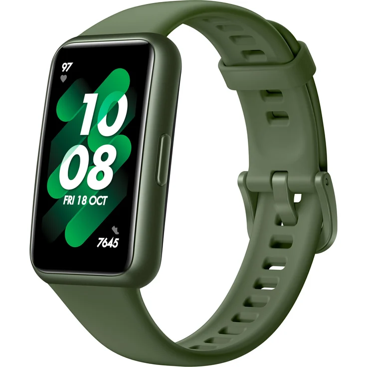 Huawei Band 7 Fitness-Tracker Unisex, Einheitsgröße, Kunststoffgehäuse, Silikonarmband, Wilderness Green – Bild 3