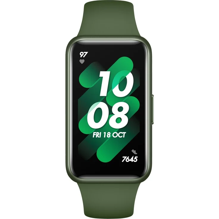 Huawei Band 7 Fitness-Tracker Unisex, Einheitsgröße, Kunststoffgehäuse, Silikonarmband, Wilderness Green – Bild 2