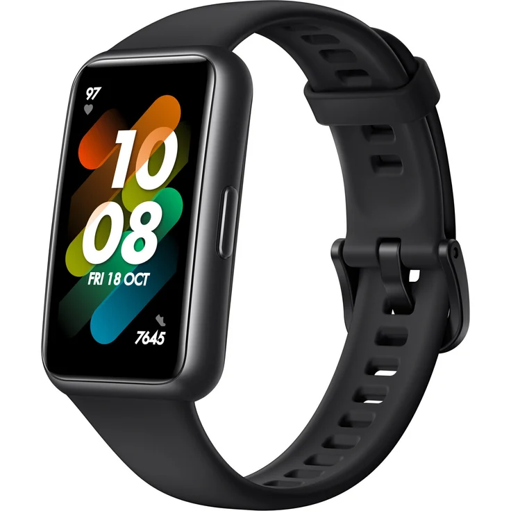 Huawei Band 7 Fitness-Tracker Unisex, Einheitsgröße, Kunststoffgehäuse, Silikonarmband, Graphite Black – Bild 3