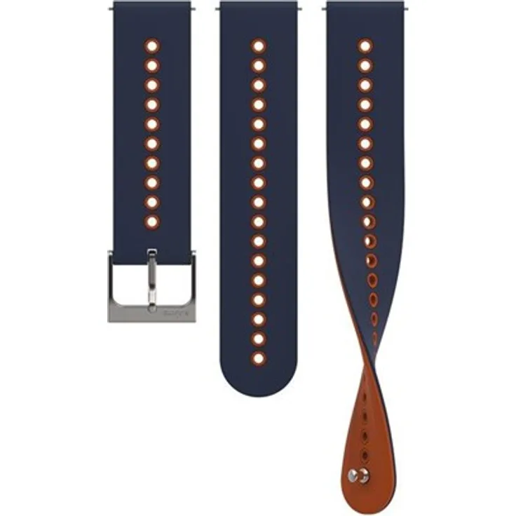 Suunto Urban 4 Uhrarmband für GPS-Uhr, S-M, orange, Granit Blau, für Suunto 9 Peak