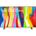 LG OLED42C21LA 106 cm (42 Zoll) OLED evo Smart TV (Ultra HD, Dolby Vision IQ, HDR10, HLG, OLED) HD-Triple-Tuner (Sat, Antenne, Kabel) Modelljahr 2022 Energieklasse G (EU-Modell)