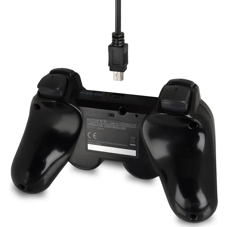 Wicked Chili 3m Ladekabel kompatibel mit PS3 Controller USB-Kabel mit MiniUSB Stecker (Charge and Play Funktion, Hi-Speed USB 2.0 Kabel) Dualshock 3 Verbindungskabel Mini-USB, schwarz – Bild 4