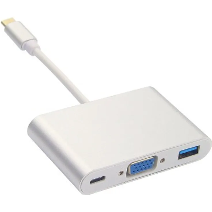 Vivanco USB Type C VGA Adapter 3in1