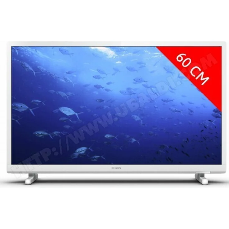 Philips 24PHS5537-12 60 cm (24 Zoll) LED TV (HD ready, kein HDR, Edge LED) HD-Dual-Tuner (Sat, Antenne) Modelljahr 2022 Energieklasse E (DE-Modell) – Bild 2