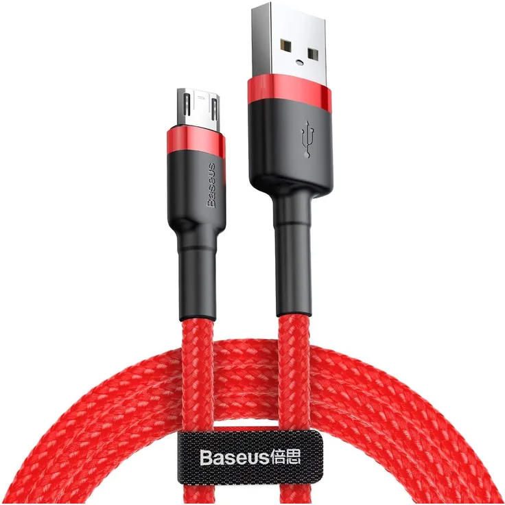 Baseus Cable Cafule - USB to Micro USB - 1,5A 2 m (CAMKLF-C09) red