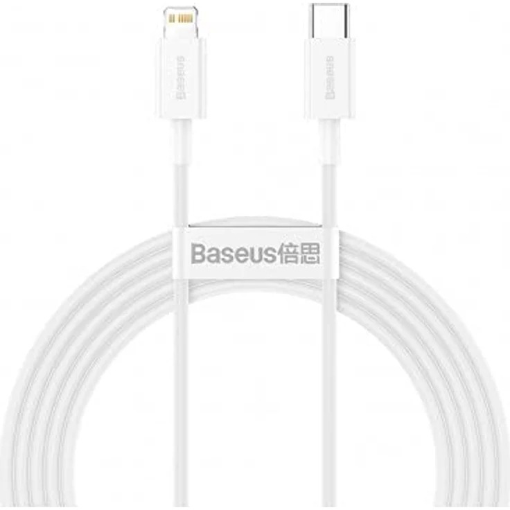 Baseus Cable Superior - Type C to Lightning - PD 20W 2 m (CATLYS-C02) white