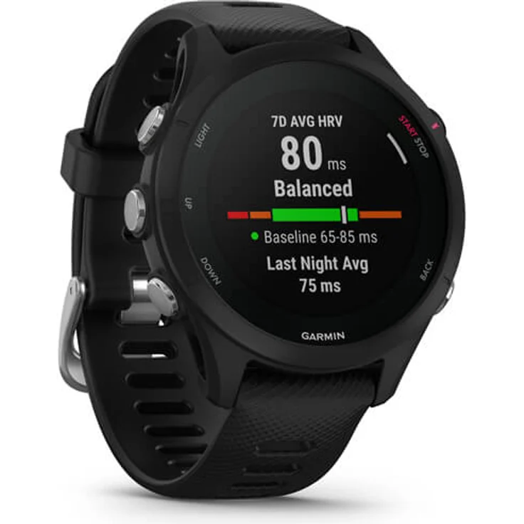 Garmin Forerunner 255 S Music Smartwatch GPS, Unisex, Silikonarmband, Schwarz – Bild 3