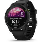 Garmin Forerunner 255 Music Smartwatch GPS, Unisex, Silikonarmband, Schwarz