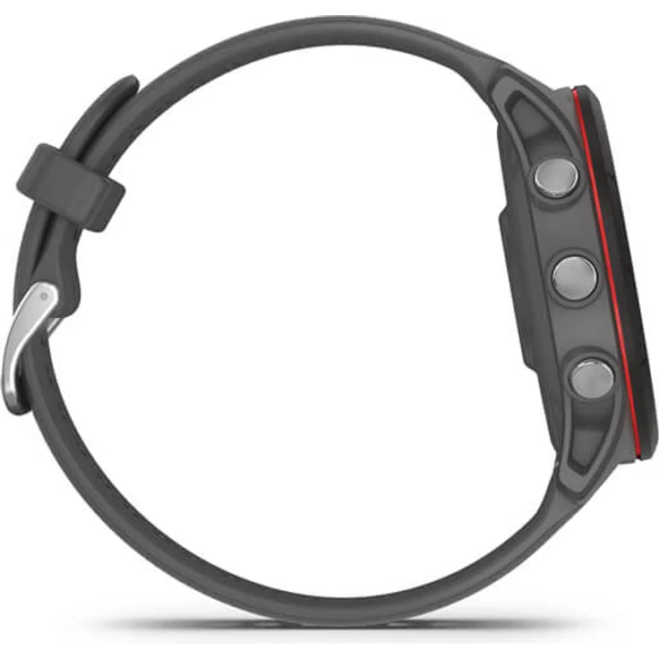 Garmin Forerunner 255 Smartwatch GPS, Unisex, Silikonarmband, Schiefergrau/Schwarz – Bild 3