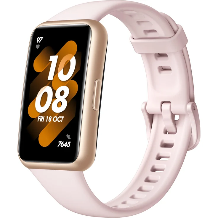 Huawei Band 7 Fitness-Tracker Unisex, Einheitsgröße, Kunststoffgehäuse, Silikonarmband, Nebula Pink – Bild 3