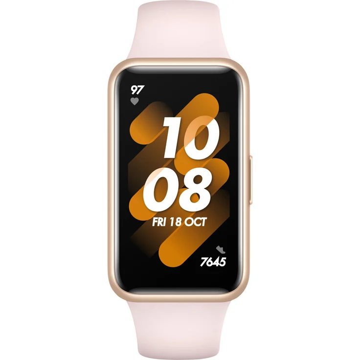 Huawei Band 7 Fitness-Tracker Unisex, Einheitsgröße, Kunststoffgehäuse, Silikonarmband, Nebula Pink – Bild 2