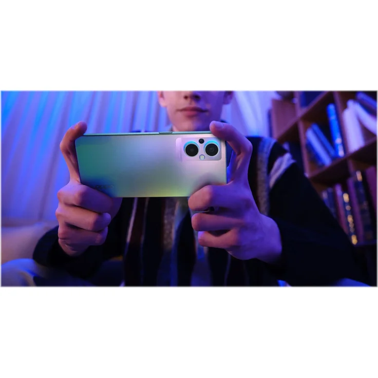 Oppo Reno8 Lite 5G Smartphone 16,33cm (6,43 Zoll) AMOLED-Display, 128GB interner Speicher, 8GB RAM, Dual-SIM/Nano-SIM, Android 11, Rainbow Spectrum – Bild 10