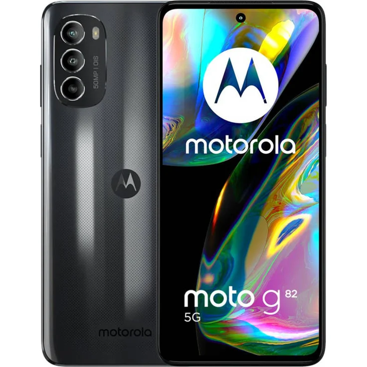 Motorola Moto G82 5G Smartphone 16,76cm (6,6 Zoll) AMOLED-Display, 128GB interner Speicher, 6 GB RAM, Dual-SIM/Nano-SIM, Android 12, Meteorite Grey – Bild 7