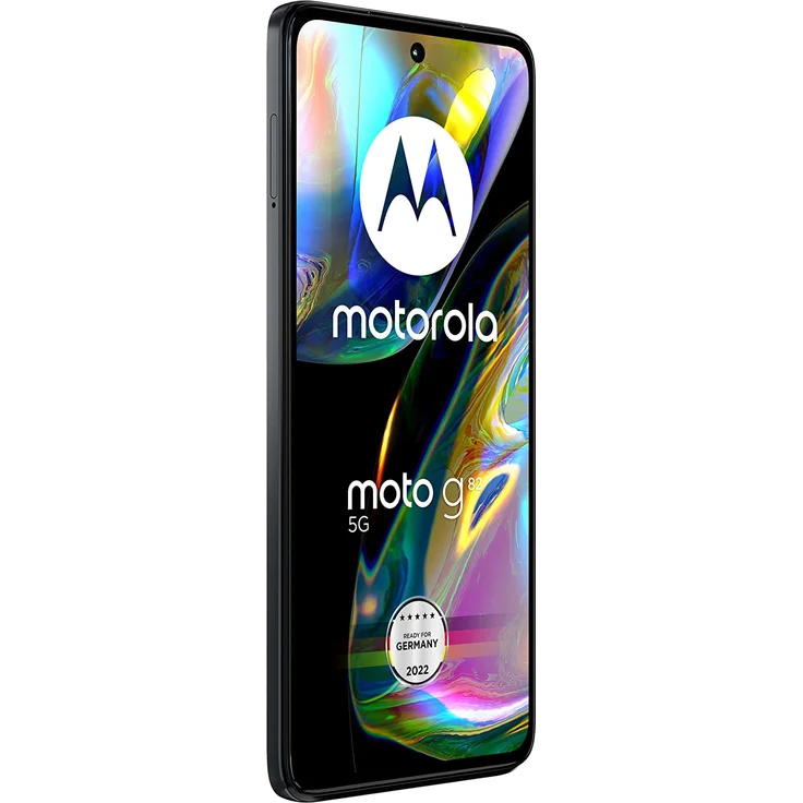 Motorola Moto G82 5G Smartphone 16,76cm (6,6 Zoll) AMOLED-Display, 128GB interner Speicher, 6 GB RAM, Dual-SIM/Nano-SIM, Android 12, Meteorite Grey – Bild 3