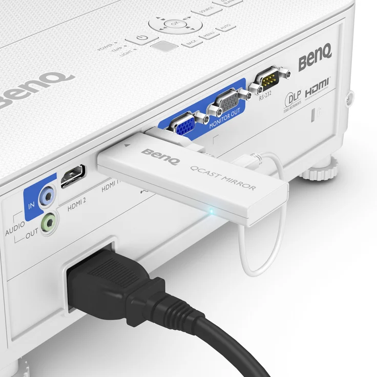 BenQ TH585P Heimkino-Beamer, Metalldampflampe, Full HD (1920 x 1080 Pixel), Kontrast: 10.000:1, Bildverhältnis: 16:9, weiß – Bild 5