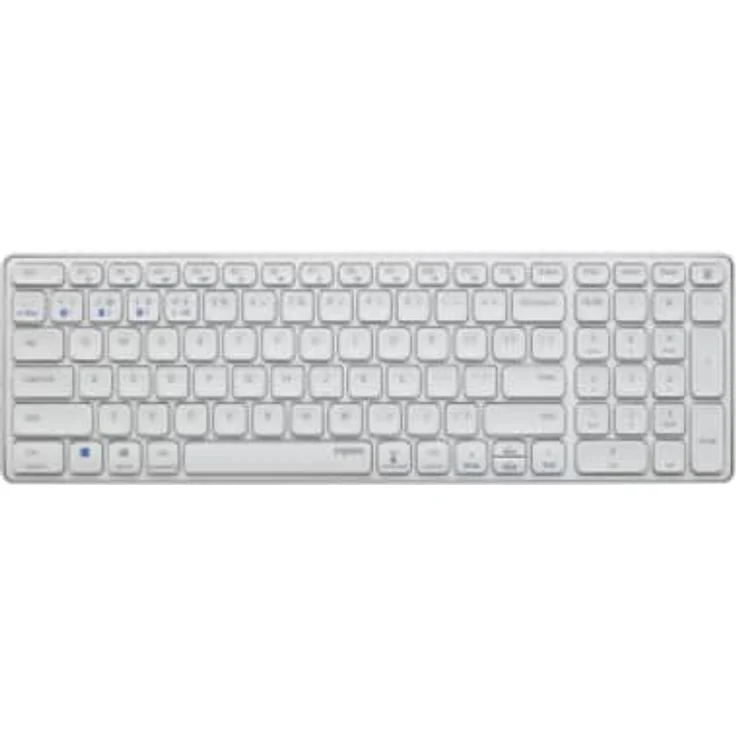 Rapoo E9700M Weiß Kabellose Multimodus Tastatur (Deutsch QWERTZ) – Bild 1