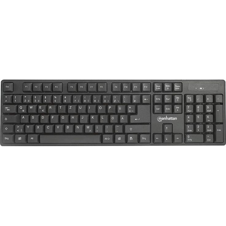 MANHATTAN Wireless Desktop Set mit Funktastatur und Funkmaus (Deutsch QWERTZ) – Bild 2
