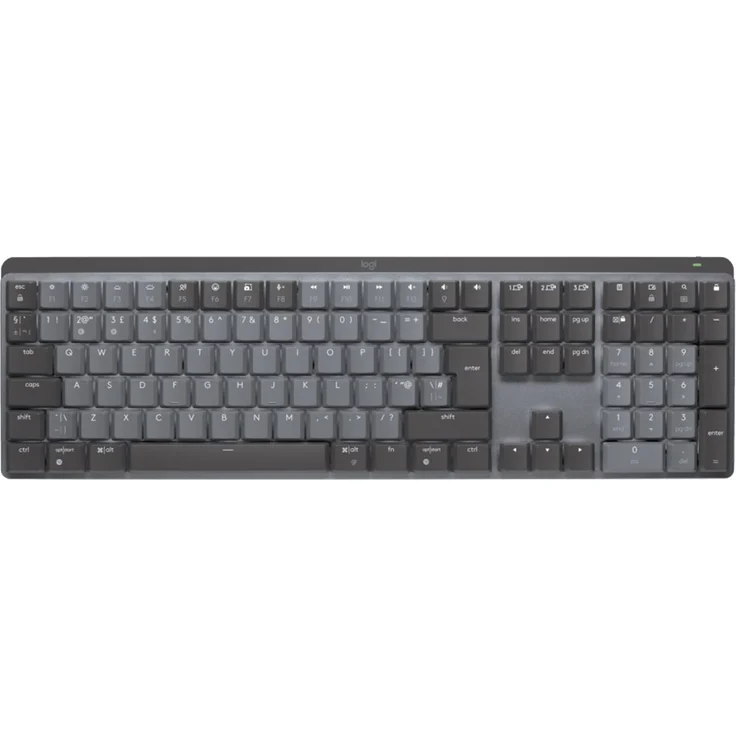 Logitech MX Mechanical Wireless Illuminated Performance Keyboard Graphite - Tactile - UK QWERTY - Tastaturen - Englisch - UK - Schwarz – Bild 2