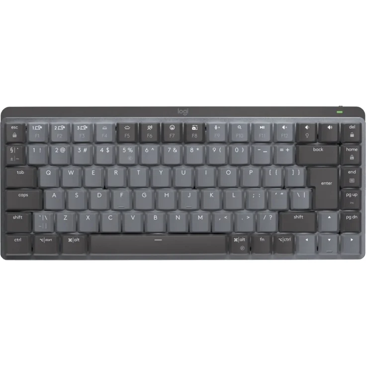 Logitech MX Mechanical Mini Minimalist Wireless Illuminated Performance Keyboard Graphite - Tactile - US QWERTY - Tastaturen - Englisch - US - Schwarz – Bild 3