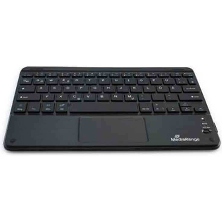 Funk-Tastatur MEDIARANGE MROS130, Touchpad, QWERTZ, schwarz
