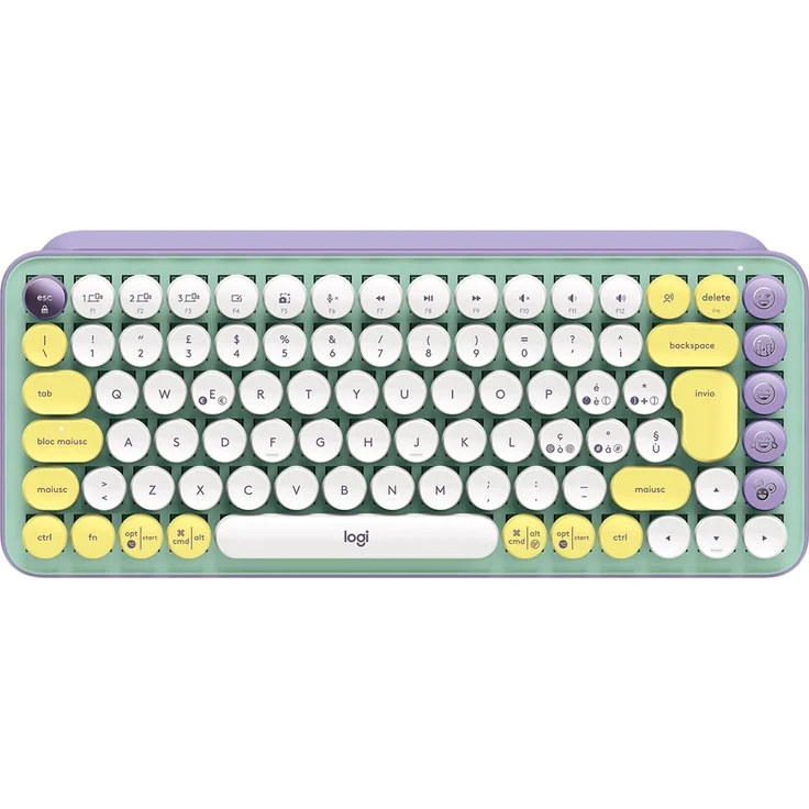 Logitech POP Keys - Tastatur - kabellos - Bluetooth LE, Bluetooth 5.1 - QWERTY - Italienisch – Bild 5
