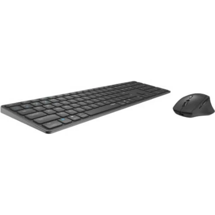 Rapoo Kabelloses Multimodus Desktop Set 9800M, DE-Layout QWERTZ, Dunkelgrau (00217389) – Bild 1